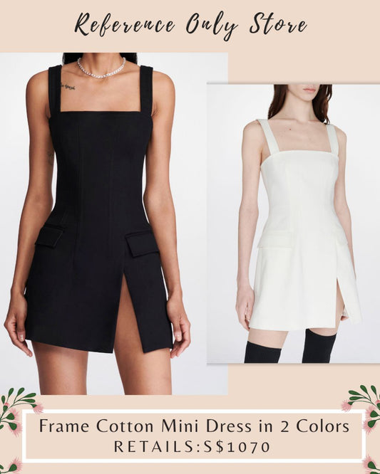 DL Frame Cotton Mini Dress in 2 colors
