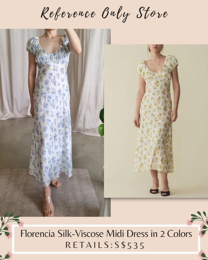 DN Florencia Silk Viscose Midi Dress