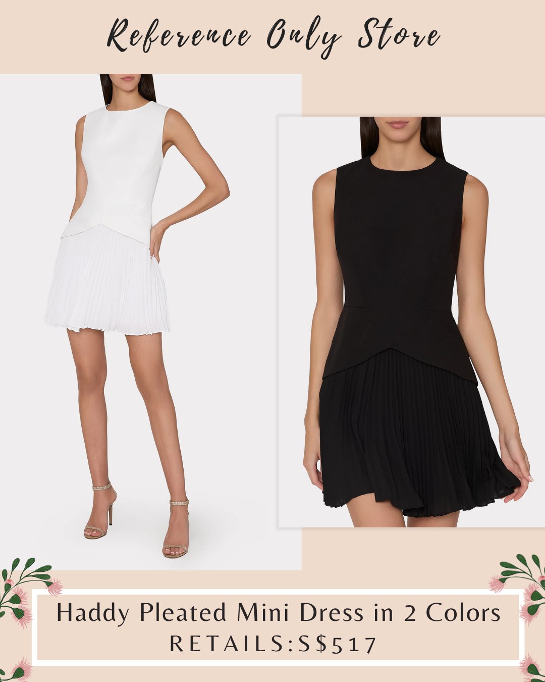 ML Haddy Pleated Mini dress in colors