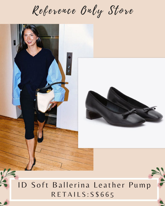 3.1 ID Soft Ballerina Leather Pump