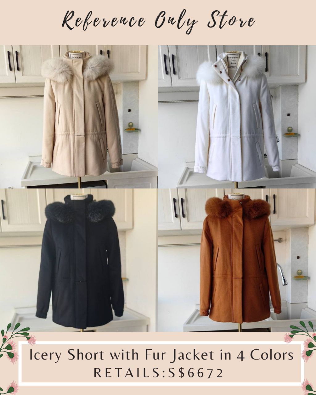 LP Icery short with fur jacket