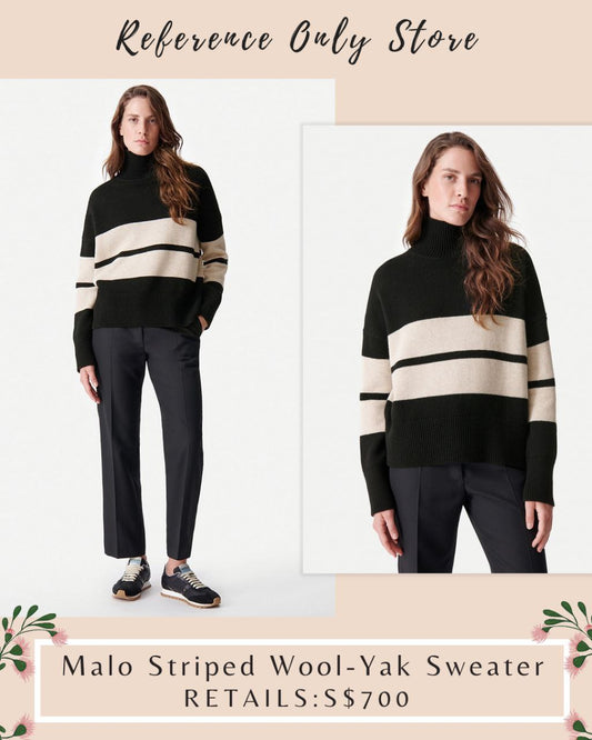 VB Malo Striped Wool yak sweater