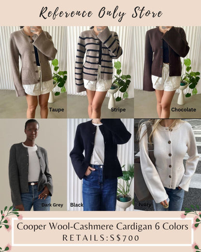 Readystock! JK Cooper Wool Cashmere Cardigan 6 colors