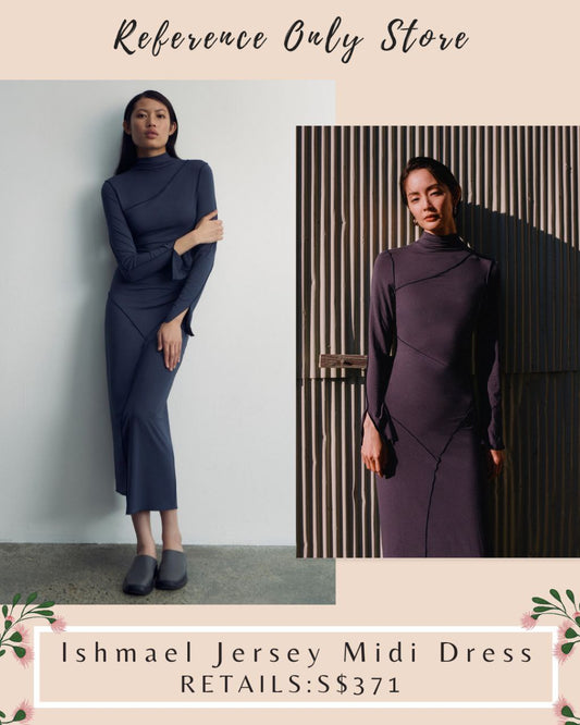 MS Ishmael Jersey Midi Dress