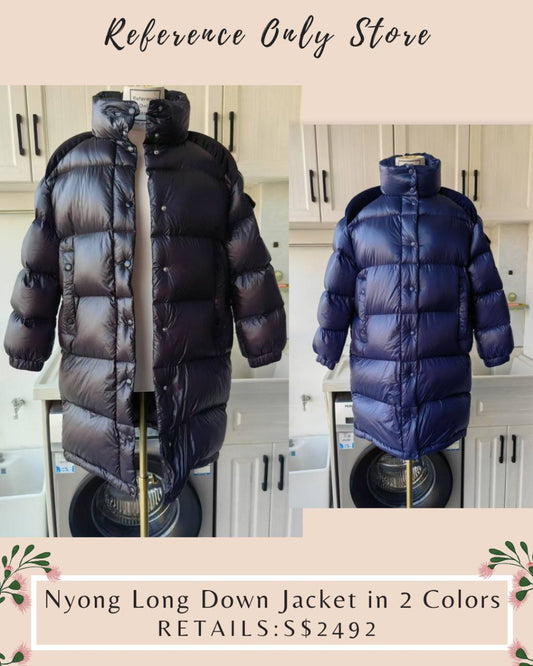 MC Nyong Long Down Jacket in 2 colors