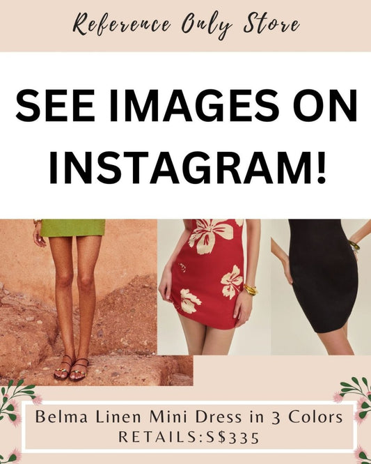 Ref Belma Linen Mini Dress in 3 colors