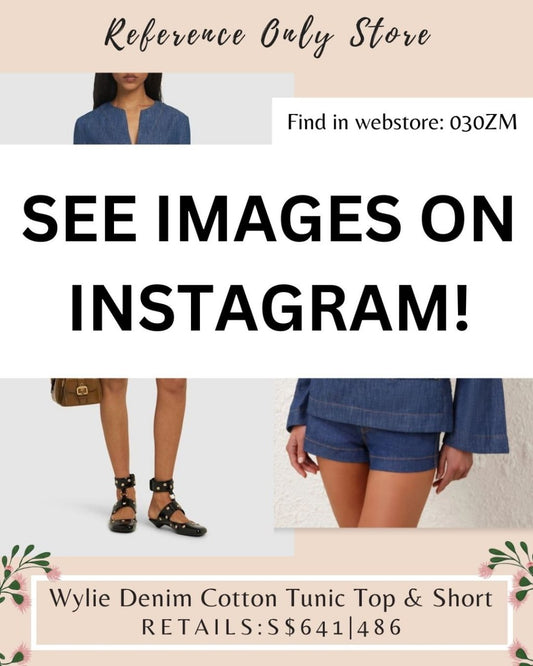 030zm wylie denim tunic and shorts