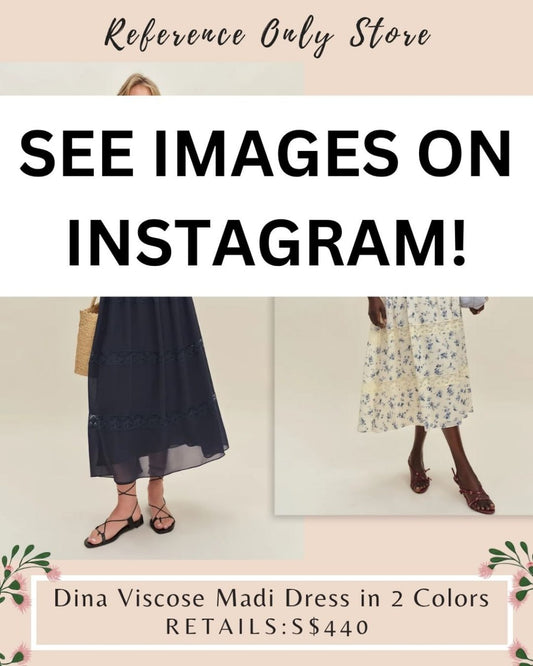 Ref dina viscose midi dress in 2 colors