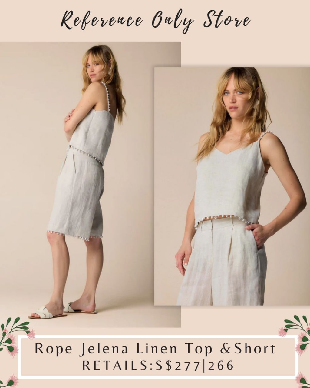 KC Rope Jelena line top & shorts