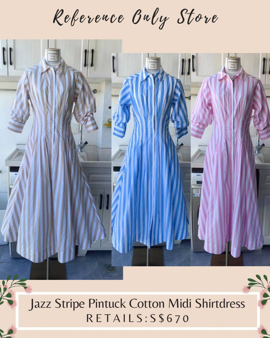 sk Jazz midi cotton shirt dress