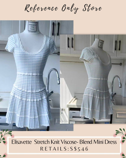 Preorder! LSF Elisavette stretch knit viscose blend mini dress