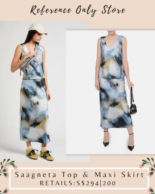 SS Saagneta top and midi skirt
