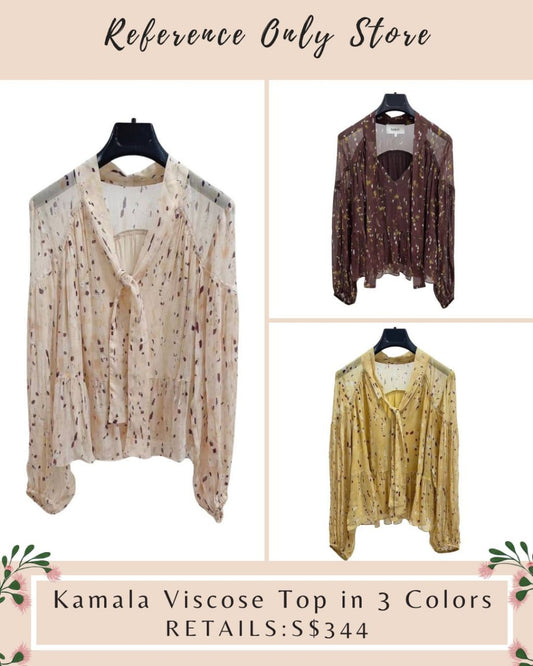 BSH Kamala viscose top in 3 colors