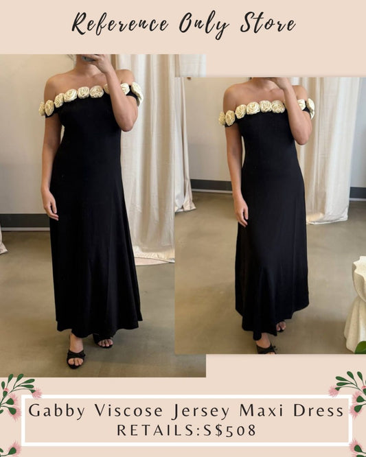 Back in stock! ML Gabby viscose maxi dress
