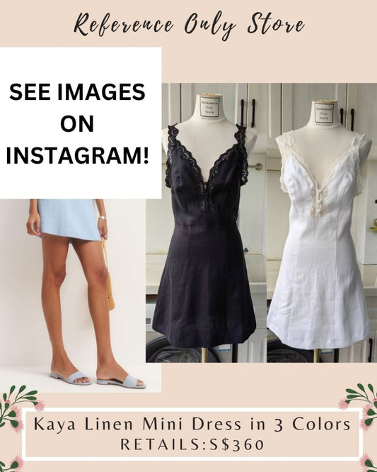 Ref Kaya mini linen dress