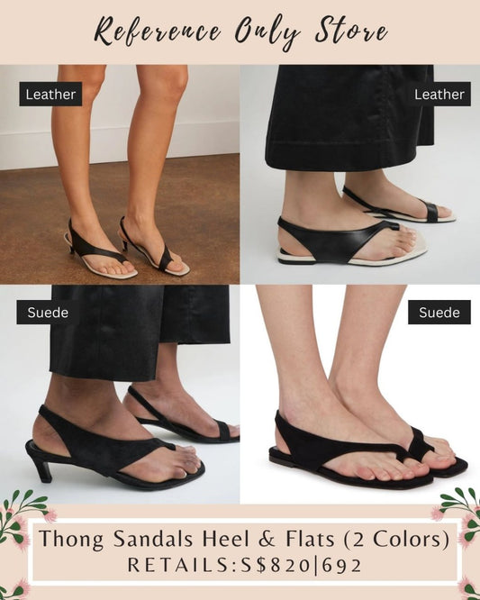 Tot Thong sandals heel & flats (2 colors)