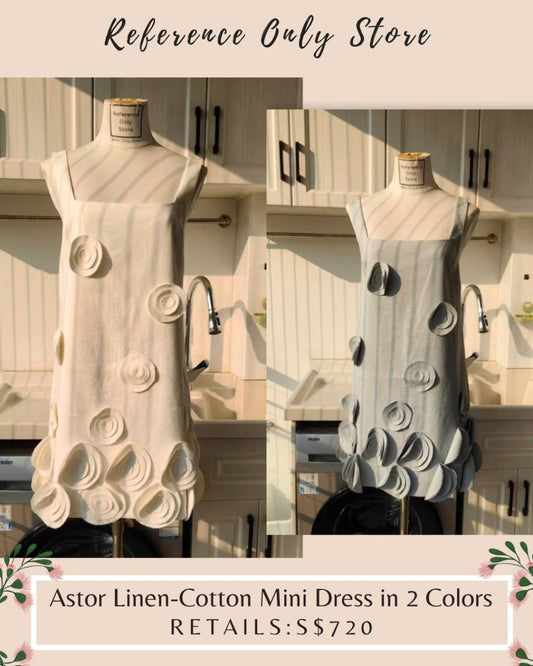 ALX Astor cotton mini dress