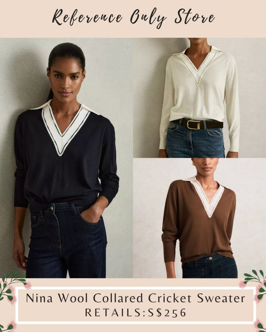 RS Nina Wool Collared Cricket sweater