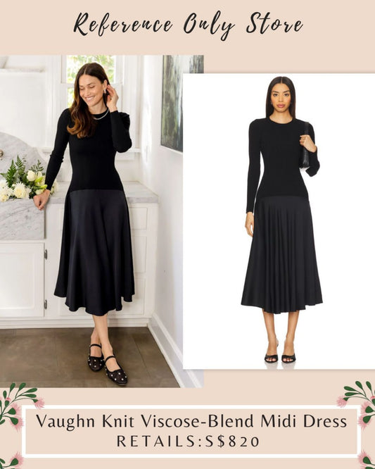 VB Vaughn knit viscose blend midi dress