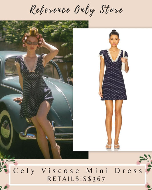RX Cely navy mini dress
