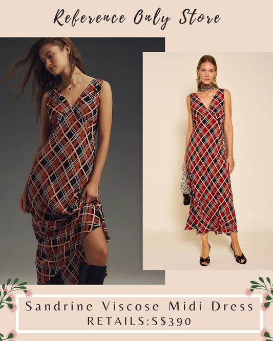 RX Sandrine viscose midi dress