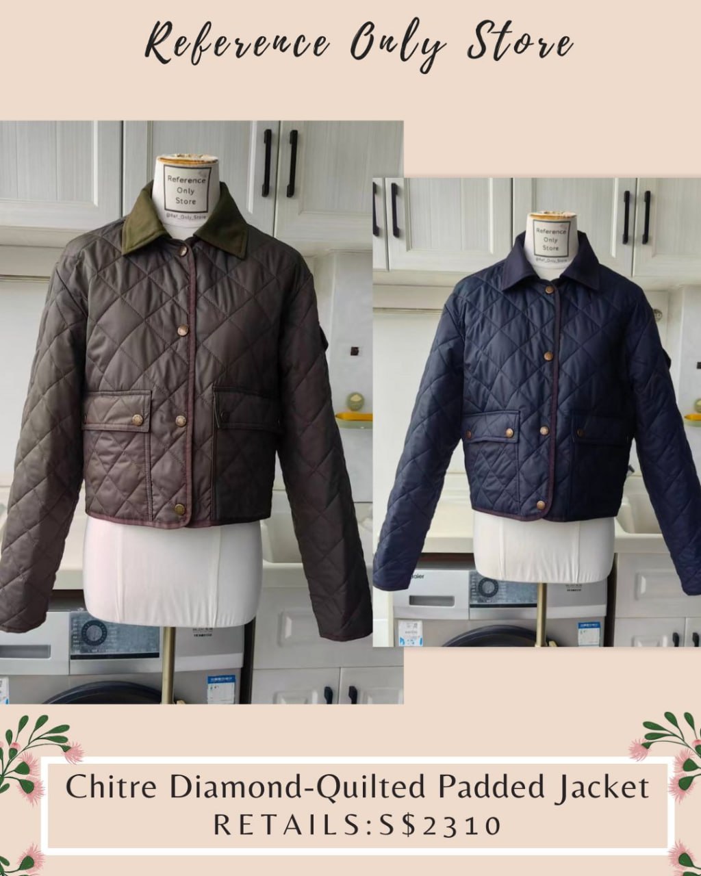 mc Chitre diamond quilted padded jacket