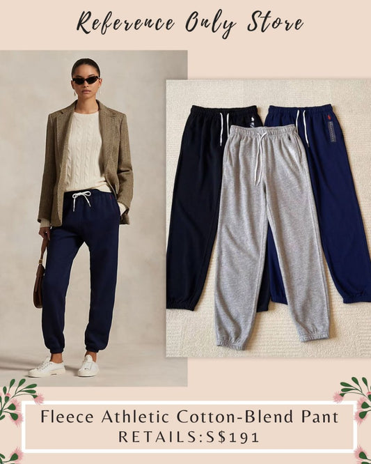 RL Fleece athletic cotton blend pant