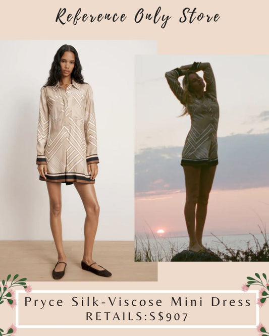 VB Pryce silk viscose mini dress
