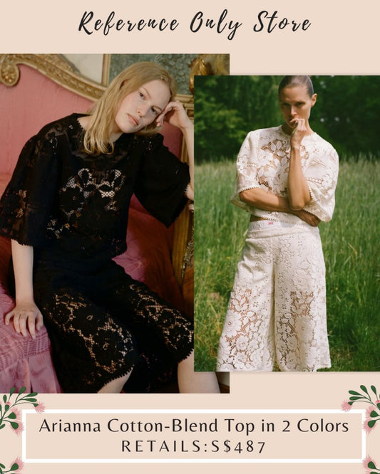 SE Arianna cotton blend top in 2 colors