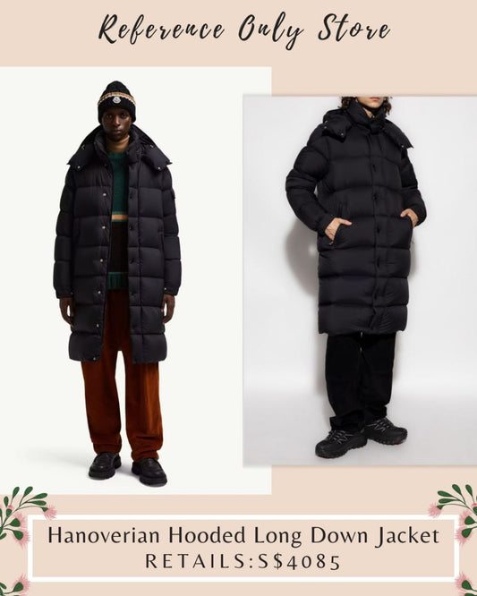 MC Men's Hanoverian Hooded Long Down Jacket