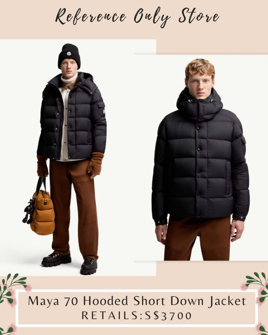 MC Maya 70 Hooded short down jacket
