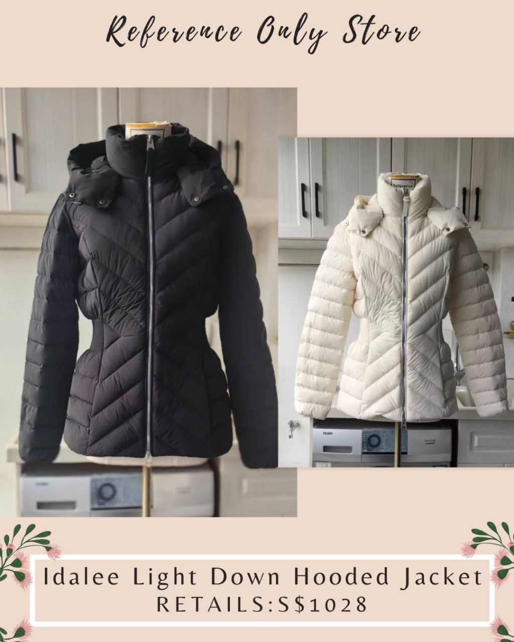 MK Idalee light down jacket hooded