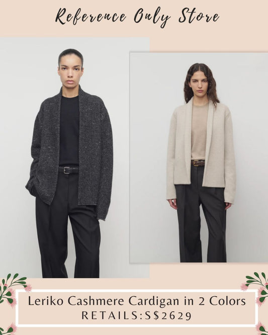 TR Leriko cashmere cardigan in 2 colors