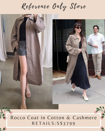 TR Rocco Coat in cotton and cashmere