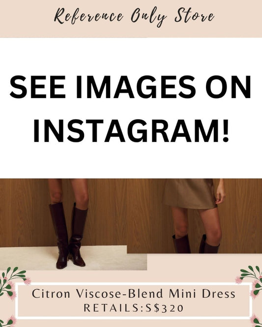 Ref Citron viscose blend mini dress