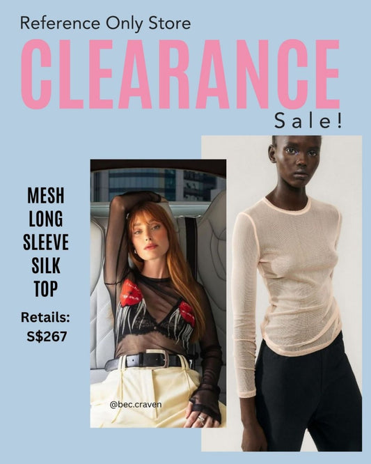 SL Mesh long sleeve top