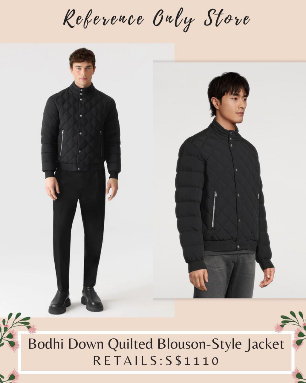 MK Men's Bodhi Down Quilted Blouson style jacket