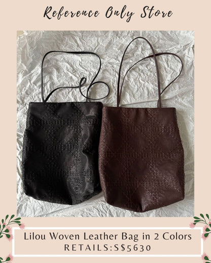 TR Lilou Woven leather bag in 2 colors