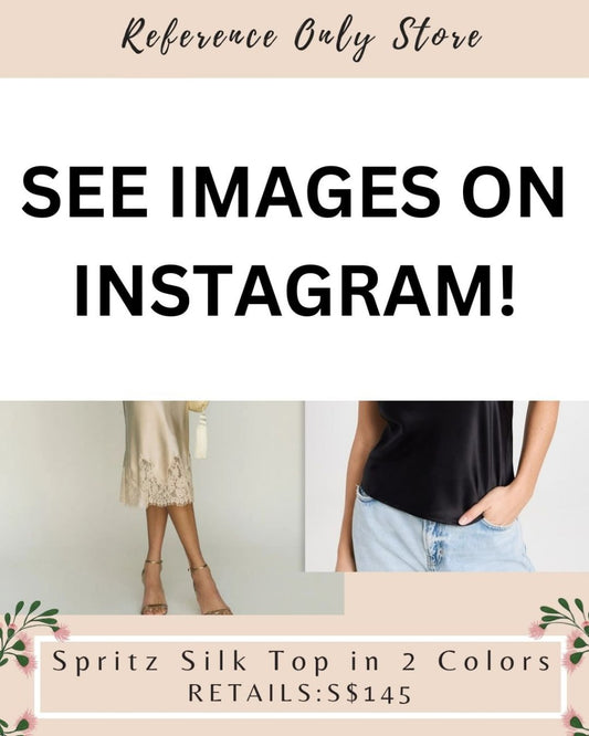 Ref Spritz silk top in 2 colors