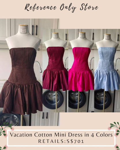 AJ vacation cotton mini dress