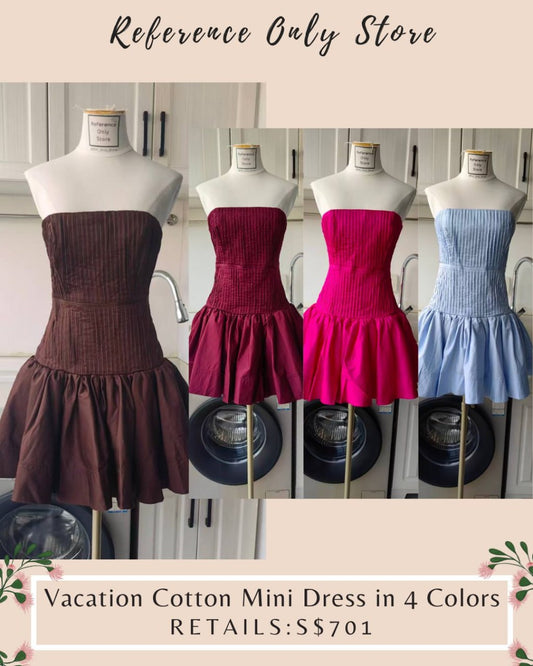 AJ vacation cotton mini dress