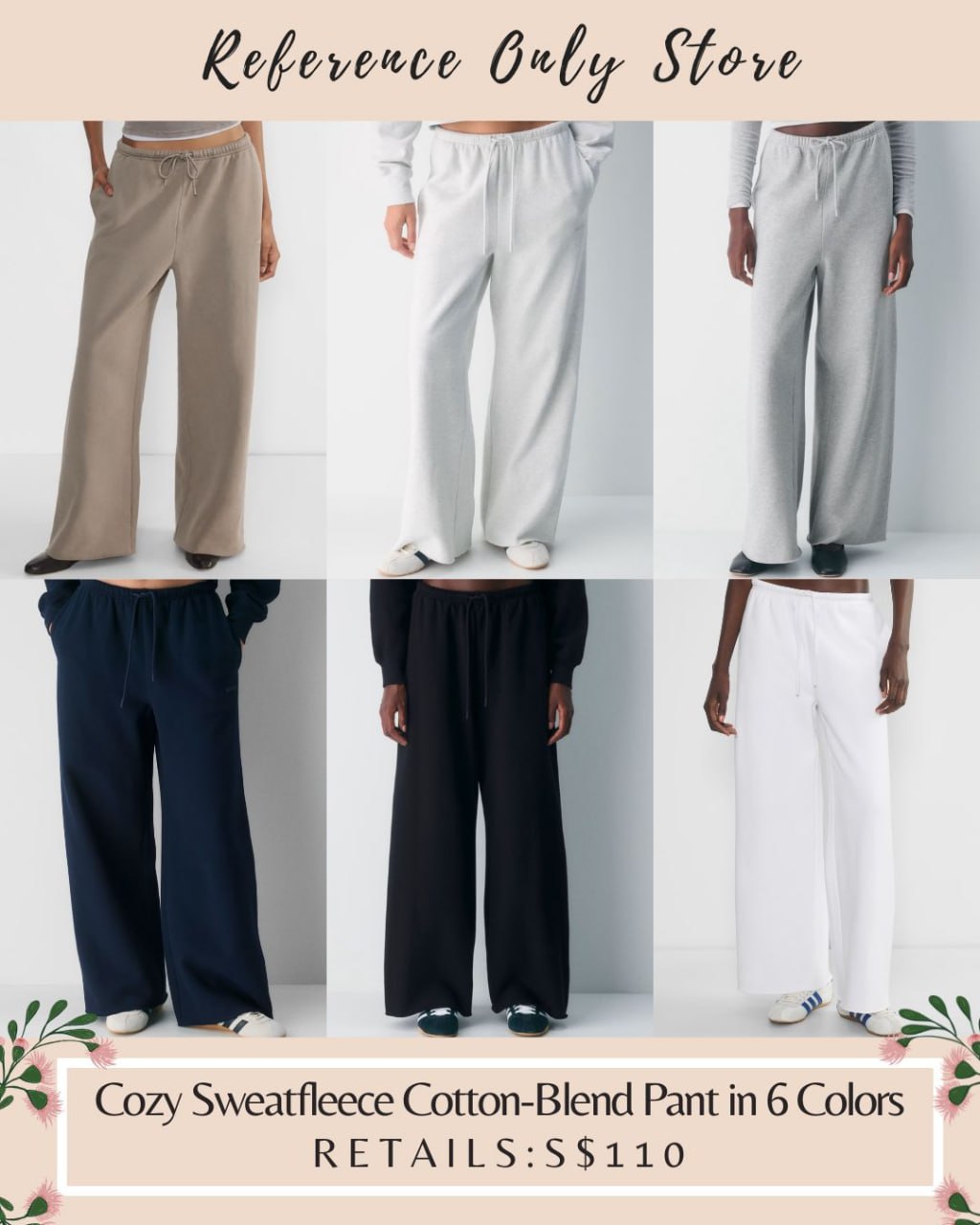 ARZ Cozy Sweatfleece cotton blend pant