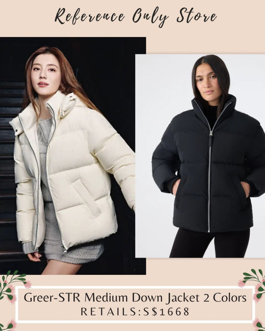 MK Greer str medium down jacket