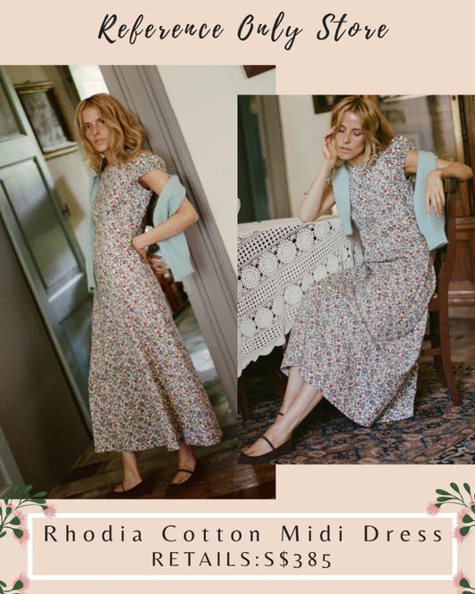 DN Rhodia cotton midi dress