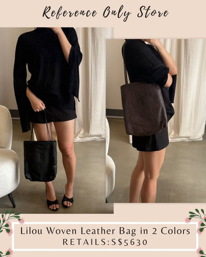 TR Lilou Woven leather bag in 2 colors