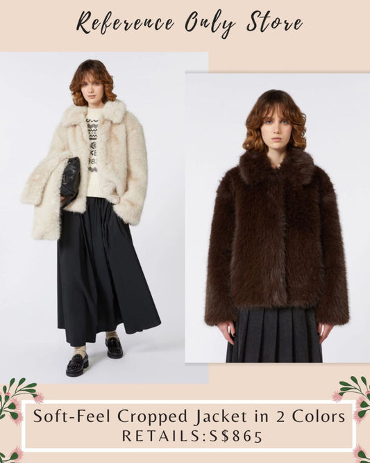 🎁 MM Weekend Soft feel cropped jacket in 2 colors