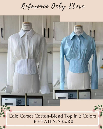 AO Edie cotton corset top in 2 colors