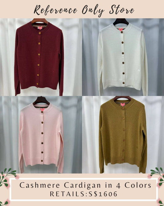 BBR Cashmere cardigan in 4 colors
