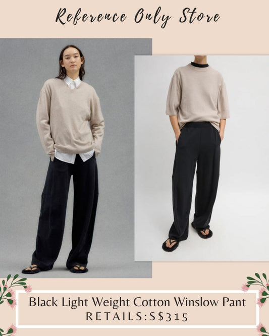 TB Black light weight cotton winslow pant