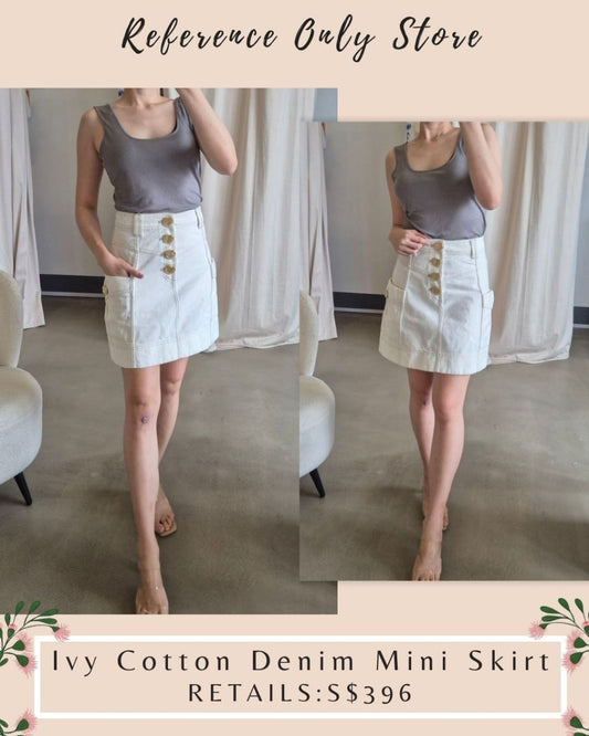AJ Ivy Denim mini skirt